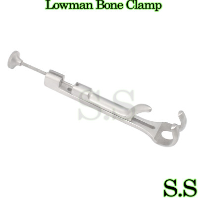 LOWMAN Bone Clamp – 8 1x2 Prong Jaw, 3/4 Calibrate, Stainless Steel Surgical Tool 2 thumbnail image