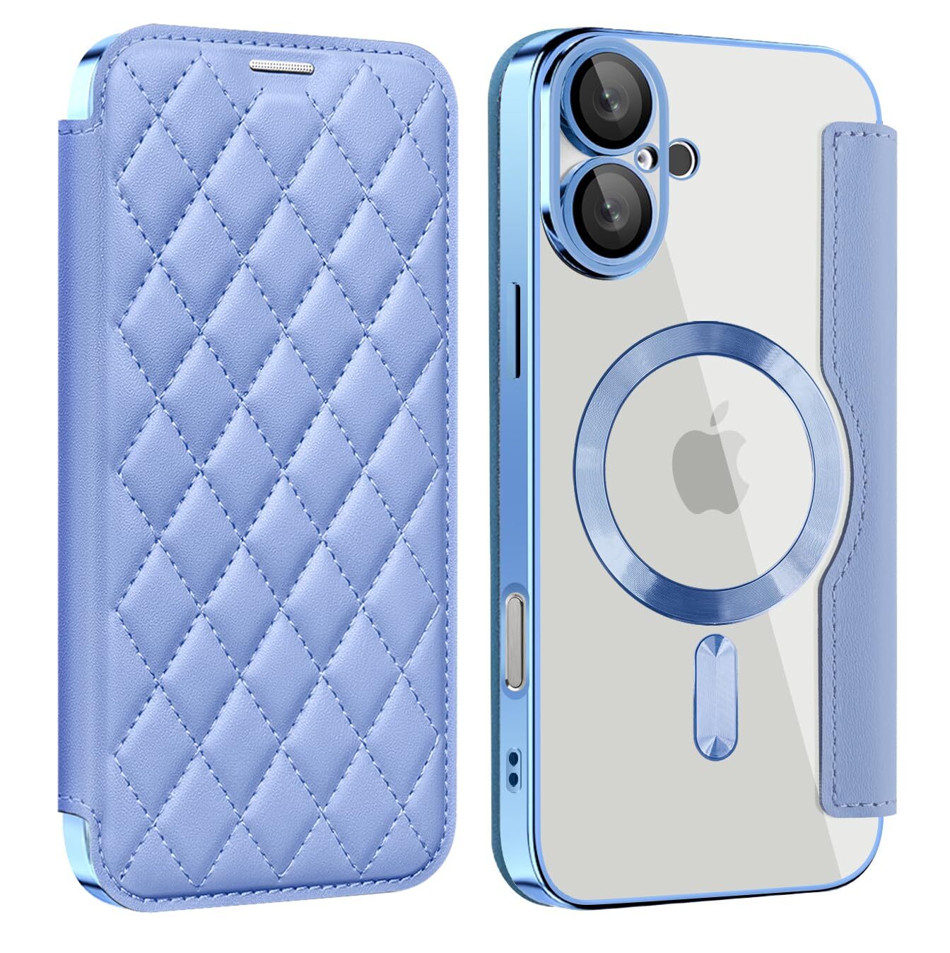 Glass Film Included Case for iPhone 16 Compatible Case MagSafe Compatible N 581