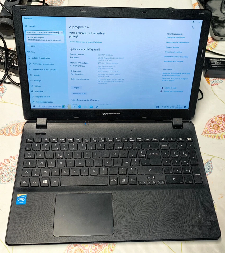 CARTE Mère 448.03703.0011  pour Packard Bell easynote ENTG71BM + Intel N2840  - Photo 3/4