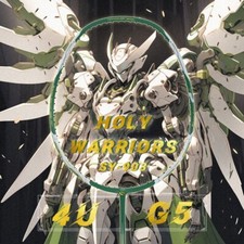  US Local HOLY WARRIOR Carbon Fiber 4U G5 Max 28lbs Badminton Racket Free Bag