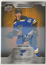 2023 2023-24 Upper Deck Engrained Auto Oak Rookie #135 Matthew Kessel St Louis