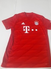 Adidas Qatar Airways FC Bayern Munich MÜNCHEN Soccer Jersey Sz L Season 2019-20