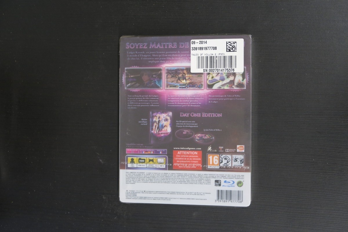 Tales Of Xillia 2 - Day One Edition Steelbook - PS3 - Neuf Sous Blister - Version PAL FR