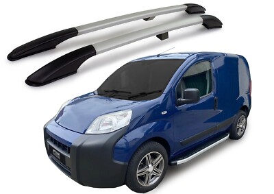 Aluminium Roof Rack Rails Side Bars To Fit Citroen Nemo (2008