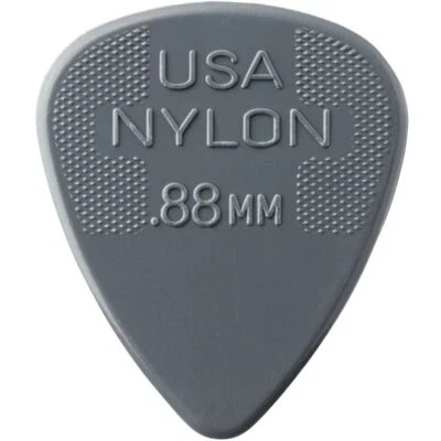Plektrum Dunlop Nylon Standard 0,88mm (12Stck) Plek Pick NEU