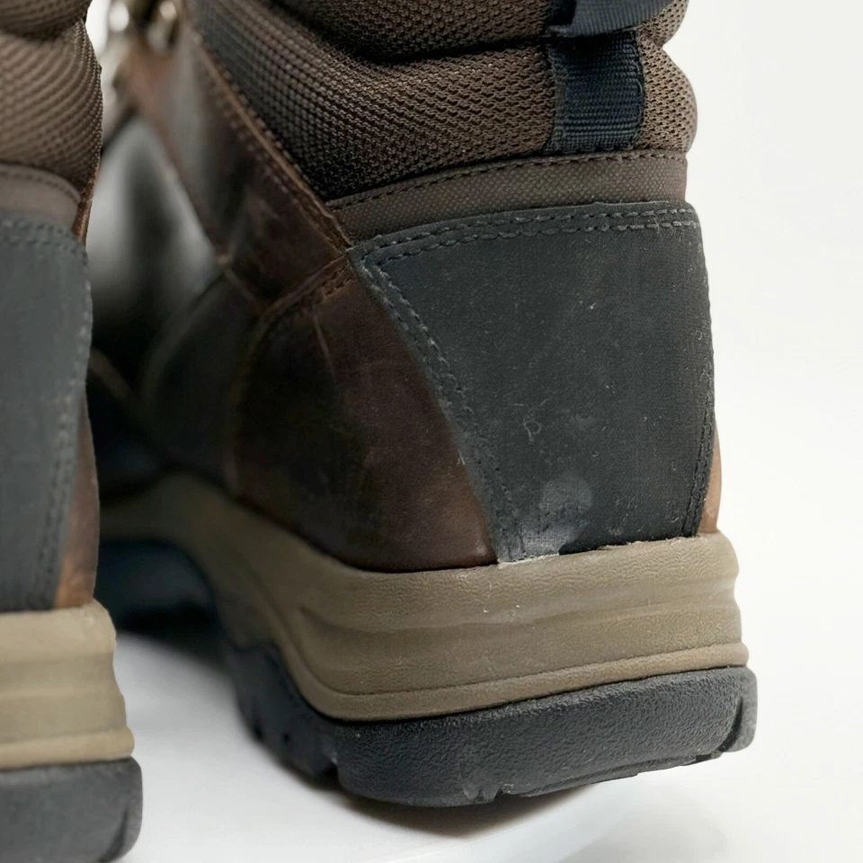 Timberland Keele Ridge Mid Hiker Boots Women Sz 8.5 Brown Leather Lace-Up Hiking - Image 2 of 4