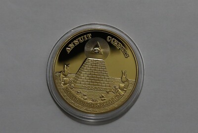     USA 1776 PROOF GOLD PLATED MEDAL c. 1990 40mm B73 EEE2