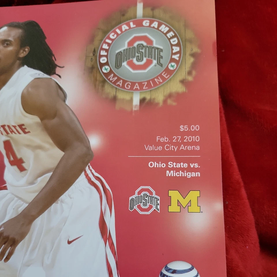 Feb 27, 2009 Ohio State vs. Michigan Basketball Ofcl GameDay Mag - P J Hill - Image 2 of 4