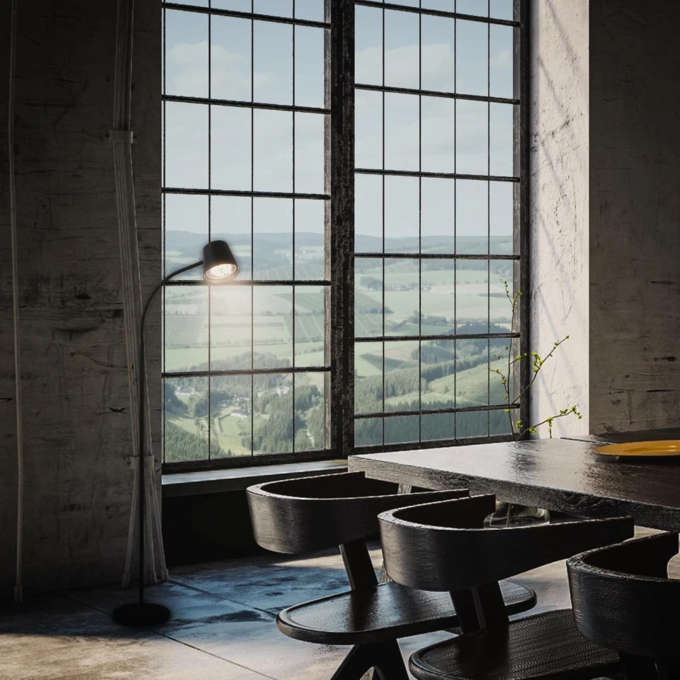 - Lampada Da Terra LED Cordless Con Touch, Dimmerabile, Piantana, Lampada Da Pav - Immagine 4 di 4