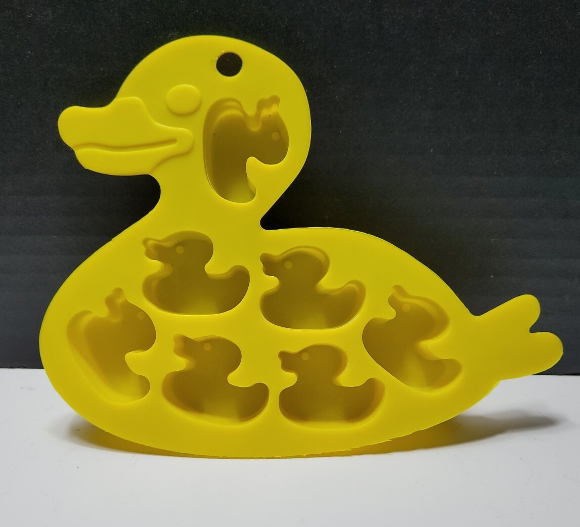 RUBBER DUCKY, DUCK, SILICONE MOLD ICE CUBES, CANDY, CHOCOLATE MOLD
