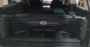 custom suburban subwoofer box