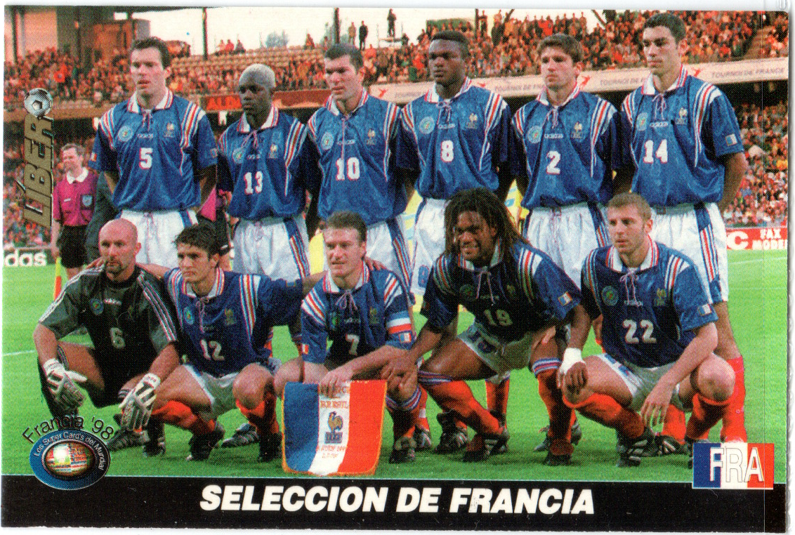 FIFA WORLD CUP FRANCE 98 FOOTBALL TEAM CARDS 32/32 FULL SET!! PERU