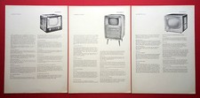 3 x Serviceblatt Nr. 9, 10 und 11 Fernsehger&auml;t CRANACH, CABINET FAVORIT( F143978