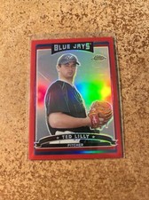 2006 Topps Chrome Red Refractor Ted Lilly 10/90