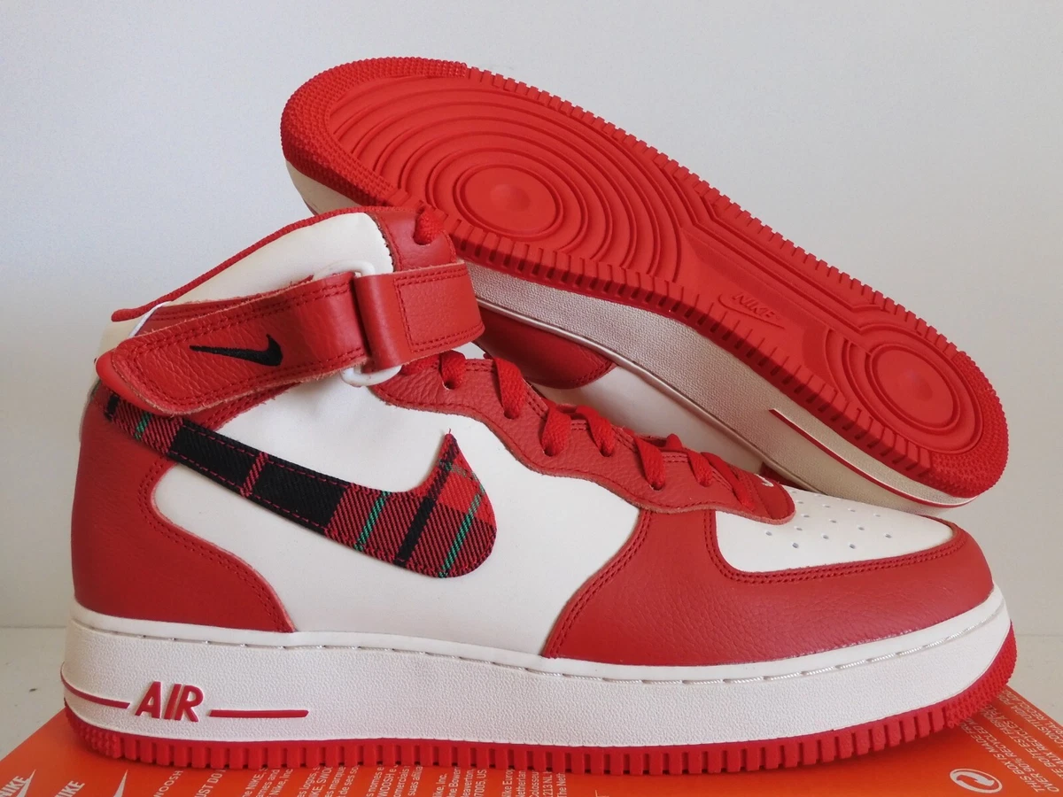 AIR FORCE MID 07 LX PALE IVORY-UNIVERSITY RED-BLACK SZ 14 [DV0792-101] eBay