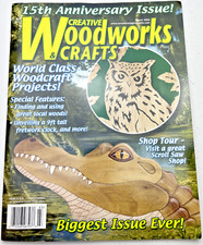 Scroll Saw Patterns Included Creative Woodworks  Crafts Issue98 March 2004-NEW