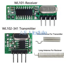 NEW 433Mhz Superheterodyne RF Receiver and Transmitter Module For arduino