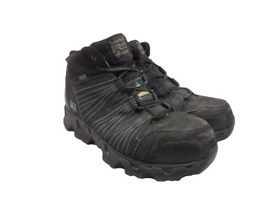 Timberland PRO Mens Powertrain Mid AT ESD Safety Work Boots A11ZU Black 9.5W