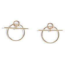 HERMES Earring Piercing type 750PG P0056493
