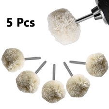 5 pièces 3 x 25 mm brosse à polir laine meulage polissage roue outils rotatifs