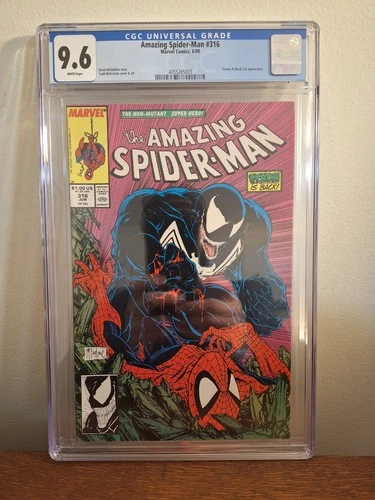 Amazing Spider-Man #316 CGC 9.6 White Pages 1st Cover Appearance of Venom