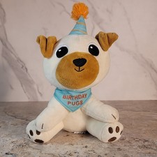 AMERICAN GREETINGS BIRTHDAY PUG PLUSH STUFFED ANIMAL