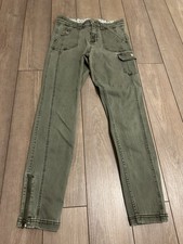 Abercrombie  Fitch Kids' Girls' Jeans 15/16 Cargo Style Zipper Bottom