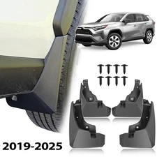 4Pcs Set Molded Mud Flaps Splash Guards For Toyota RAV4 XA50 2019-2025 Mudguards