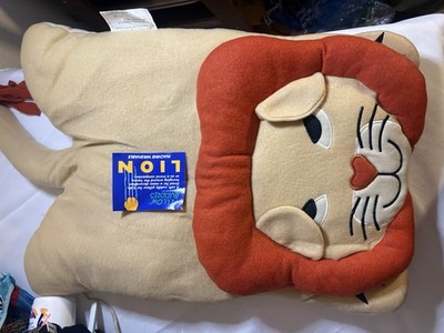 Crown Crafts Lion PillowBuddies Pal JR 1996 Plush 20 Animal NWT