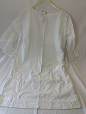 Chaps women size large NWT textured lined bell sleeve dress