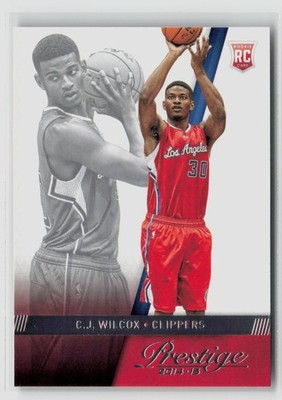 C.j. Wilcox #183 2014-15 Panini Prestige Rookie Rc Clippers