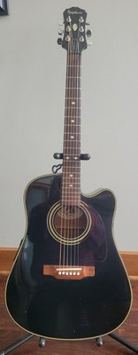 RARE 1993 Vintage Epiphone Acoustic Electric Guitar w/Case - PR350CE - MIK Era