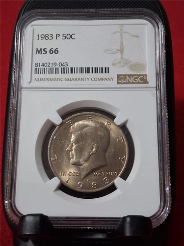 1983-P Kennedy Half Dollar — photo from the most recent tracked eBay sale