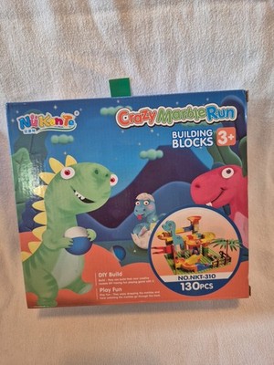 Crazy Marble Run Dinosaur Building Block Kit