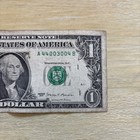 Trinary Fancy Serial Number One Dollar Bill, A 44003004 B 2017A — photo 2