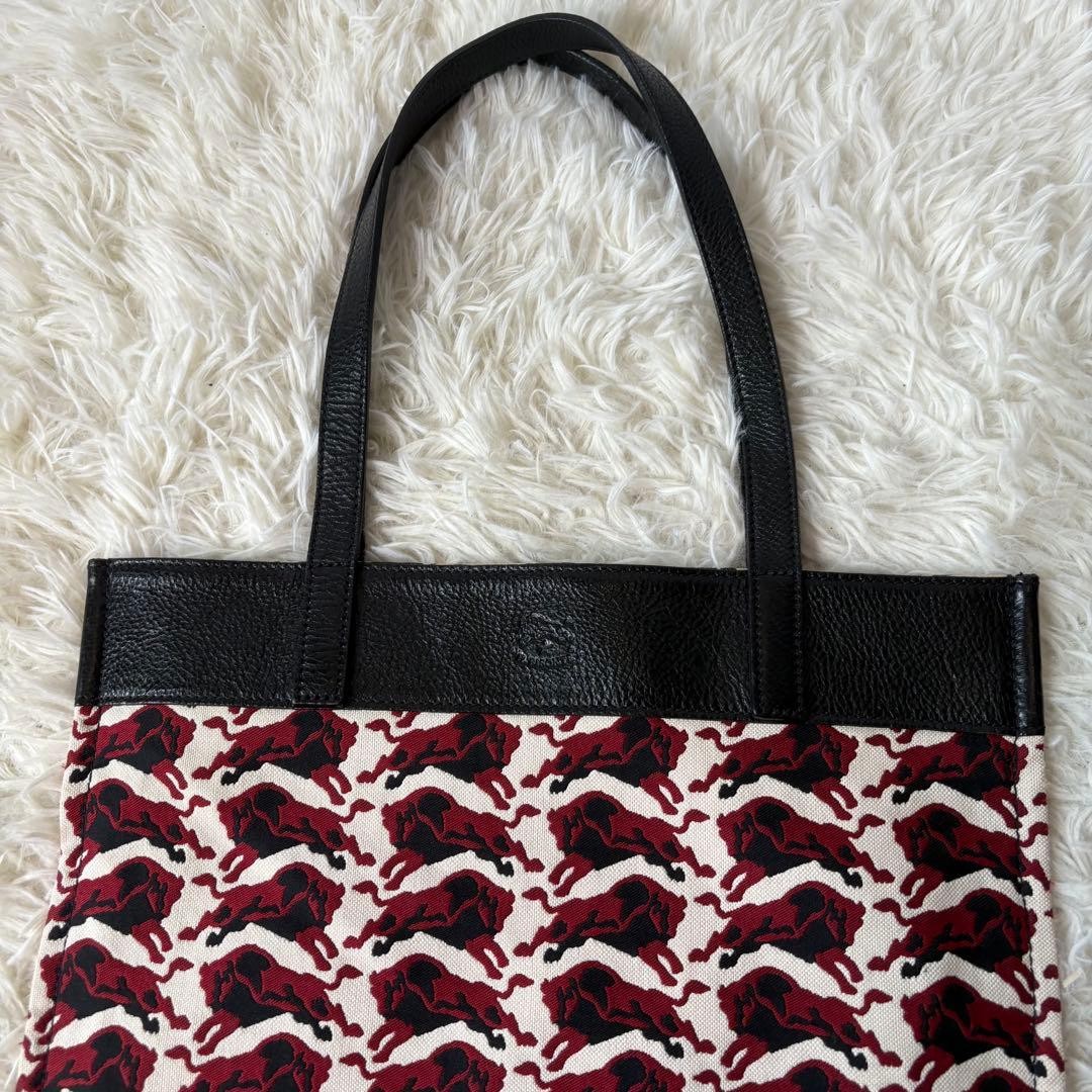 IL BISONTE Python Wave Tote Bag All Over Pattern … - image 5