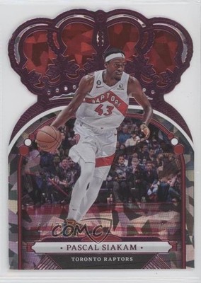 2022-23 Panini Crown Royale Pink Crystal 17/75 Pascal Siakam #74 10qe
