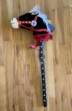 Black TEK NEK RIDE ON STICK HORSE SINGING, GALLOP - TALKING SOUNDS -Watch Video