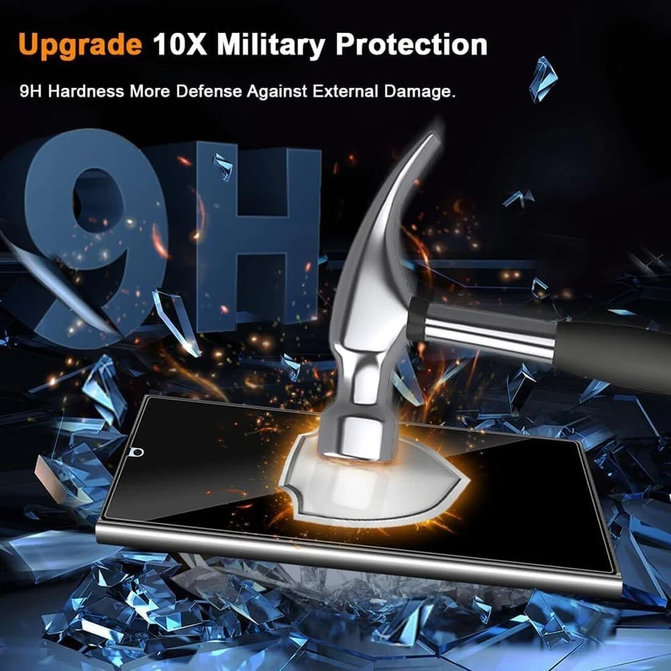 Privacy Tempered Glass Screen Protector For Samsung Galaxy S25/24/23/22/21 Ultra - Image 3 of 4