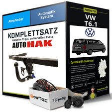 Anhängerkupplung abnehmbar für VW T6.1 +E-Satz NEU kpl.