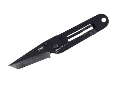 CRKT K.I.S.S. All Black Tanto Taschenmesser VG-10 Frame Lock KISS Schwarz 5500KN