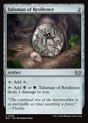 Talisman of Resilience 255/423 Duskmourn: House of Horror Uncommon