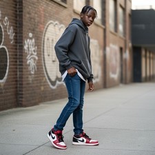 Nike Air Jordan 1 Low Gym Red White Black Sne...