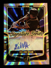 2024 Panini Donruss REFRACTOR SUN BURST SIGNATURE SERIES AUTO Dillon Head Item 2