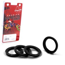  4 Pcs Poly Carbonate Hub Centric Rings OD ID 63.40mm Fits Ford 73.00mm Black