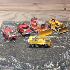Lesney Matchbox pressofuso Unimog Dodge gru camion valigetta trattore Caterpillar