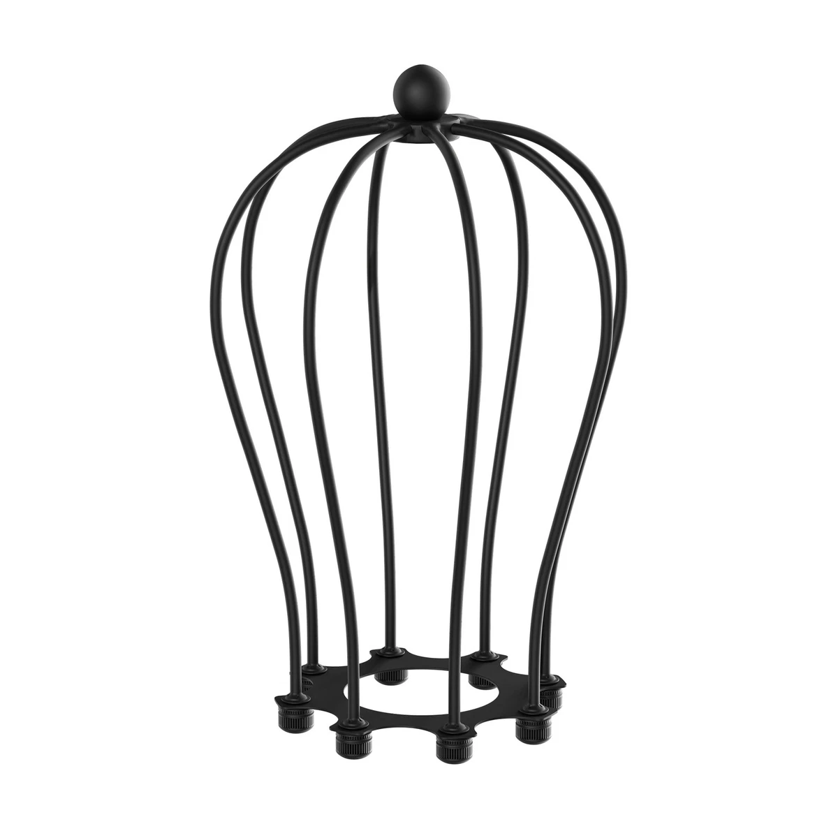Set 3 Coprilampadine In Metallo Dorato – Gabbia Vintage A Filo Per Lampade A Sospensione