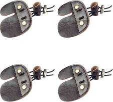 4 Pack Leather Archery Finger Tabs Archery Finger Guard for Shooting Practice Ge