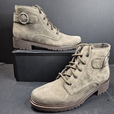 MUNRO BRADLEY II MOSS GREEN NUBUCK 7.5 WOM M603666 MADE IN USA NIB! $250