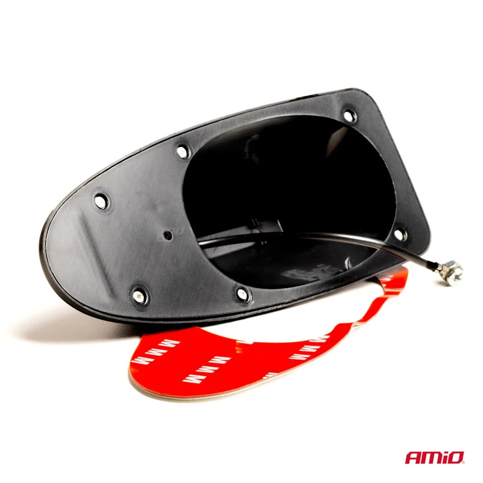 ANTENNE DE VOITURE AM/FM TYPE REQUIN, ADHESIVE ET CABLEE AMIO - Photo 3/4